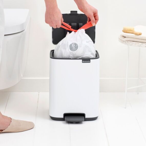 Brabantia Bo 7 l Rechteckig Stahl Weiß, Farbe: Weiß, 3 image