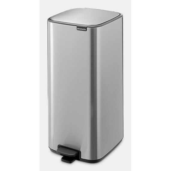 Brabantia Bo Pedal Bin 30 l Rechteckig Stahl, Farbe: Stahl, 2 image
