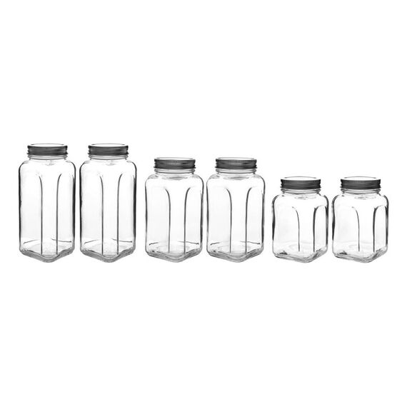 Hermia 238PLN1309 Küchenbehälter Universal-Behälter-Set Glas