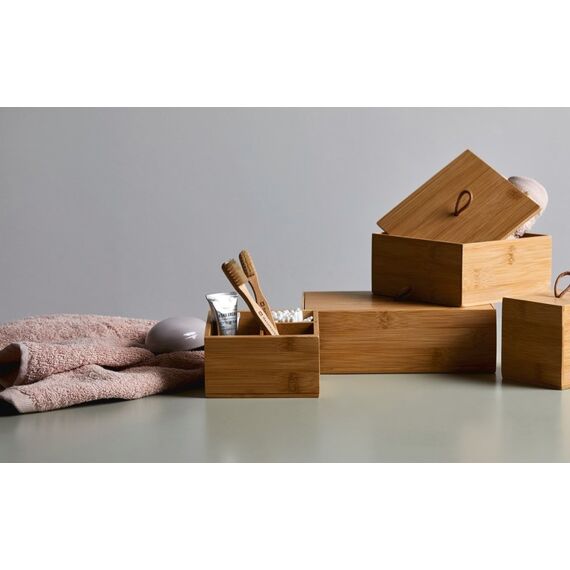 WENKO 23924100 Aufbewahrungsbox Rechteckig Bambus, 4 image