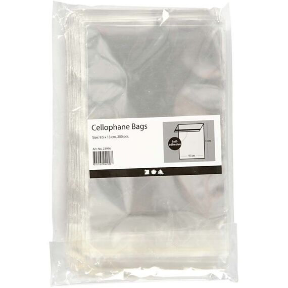 Creativ Company 23996 Plastiktüte Transparent 200 Stück(e)