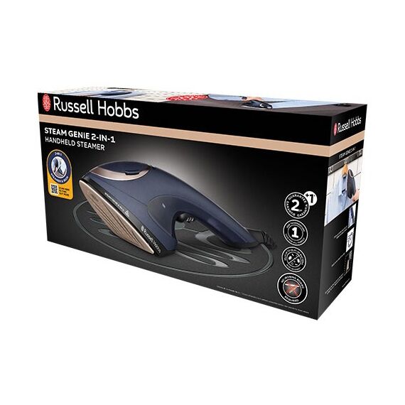 Russell Hobbs 28370-56 Kleidungsdampfglätter Tragbare Dampfbürste 0,15 l 1700 W Blau, Gold, 4 image