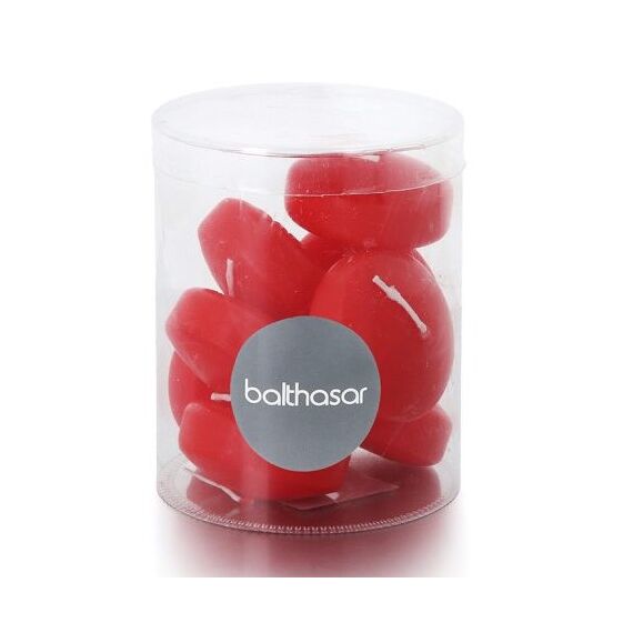 Balthasar 240830.001 Wachskerze Rund Rot 8 Stück(e)