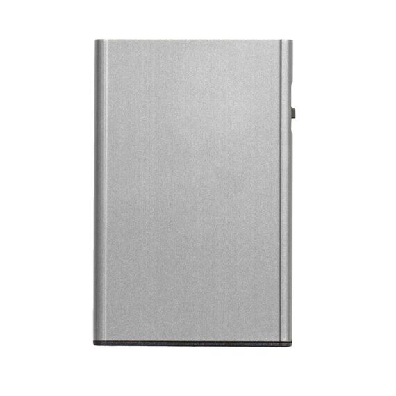 TRU VIRTU 24101000101 Geldbörse, Kartenetui/Reisedokumentenhülle Hülle Silber ABS, Aluminium