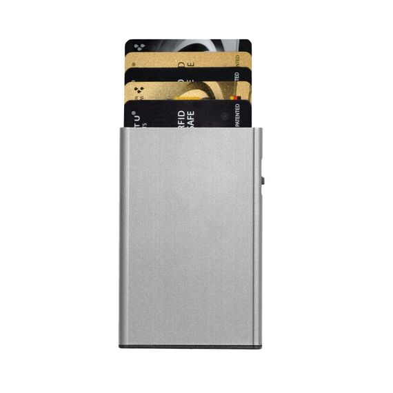 TRU VIRTU 24101000101 Geldbörse, Kartenetui/Reisedokumentenhülle Hülle Silber ABS, Aluminium, 2 image