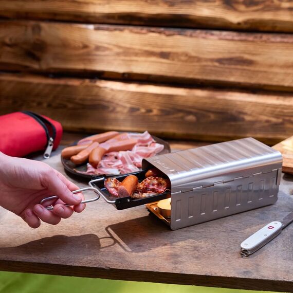 Kisag Candle Light Pro Raclette Grill Schwarz, Rot, Silber, 5 image
