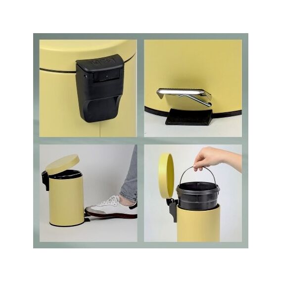 Kela Monaco 3 l Rund Kunststoff Gelb, Farbe: Gelb, 3 image
