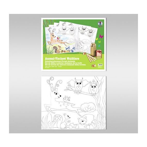 URSUS 24720000 Malvorlage &- buch Bilder-Set zum Ausmalen