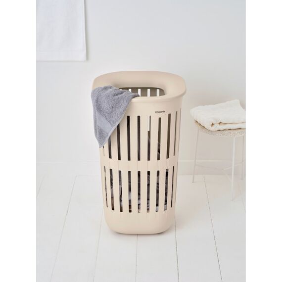 Brabantia Collect-It Wäschekorb 55 l Oval Recycelbarer Kunststoff Beige, 6 image