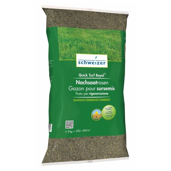 Eric Schweizer Quick Turf Royal Grassamen 5 kg 500 m² Rasen