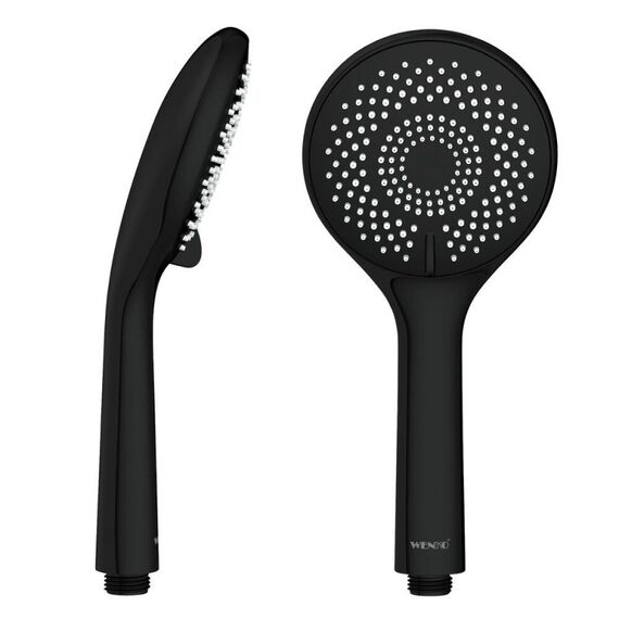 WENKO 24924100 Duschkopf Handduschbrause mit Kopf Schwarz, 2 image