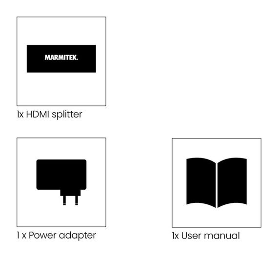 Marmitek Split 612 Pro - HDMI-Splitter 4K 60Hz - 1 Eingang / 2 Ausgänge, 6 image