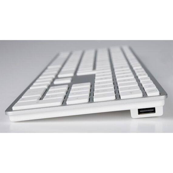 LMP KB-3421-BIG Tastatur Universal USB Schweiz Silber, 2 image