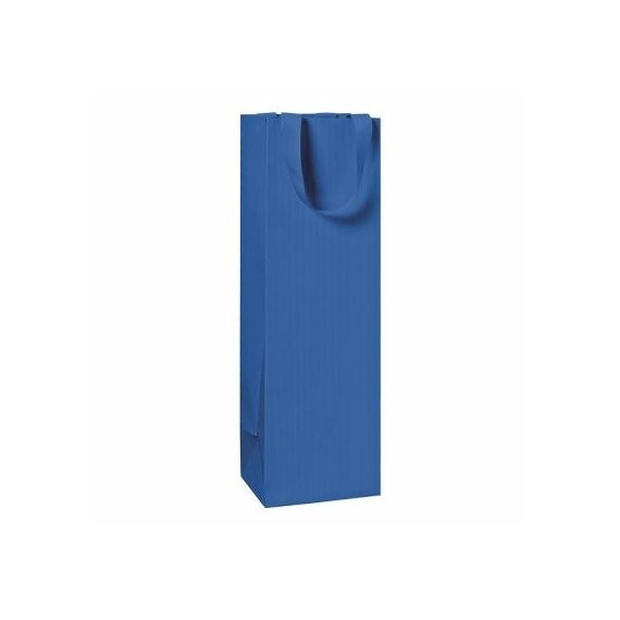 Stewo Flaschentasche „One Colour“ 11x10,5x36cm blau dunkel