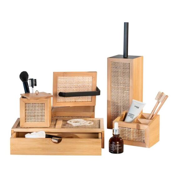 WENKO Allegre Holz Bambus Badezimmer-Organizer, 3 image