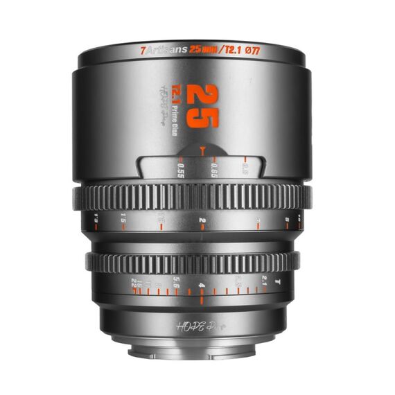 7Artisans HOPE Prime S35 25mm T2.1 MILC Kinoobjektiv Titan