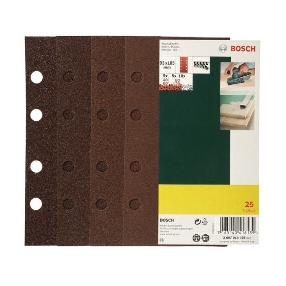 Bosch 2 607 019 495 Schleifmaschinenzubehör 25 Stück(e)