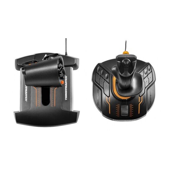 Thrustmaster T-16000M FCS Hotas Schwarz, Orange USB Joystick Analog / Digital PC