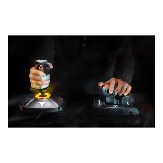 Thrustmaster T-16000M FCS Hotas Schwarz, Orange USB Joystick Analog / Digital PC, 3 image