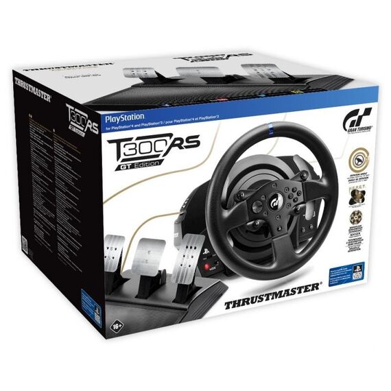 Thrustmaster T300 RS GT Schwarz Lenkrad + Pedale Analog / Digital PC, PlayStation 4, PlayStation 5, Playstation 3, 4 image