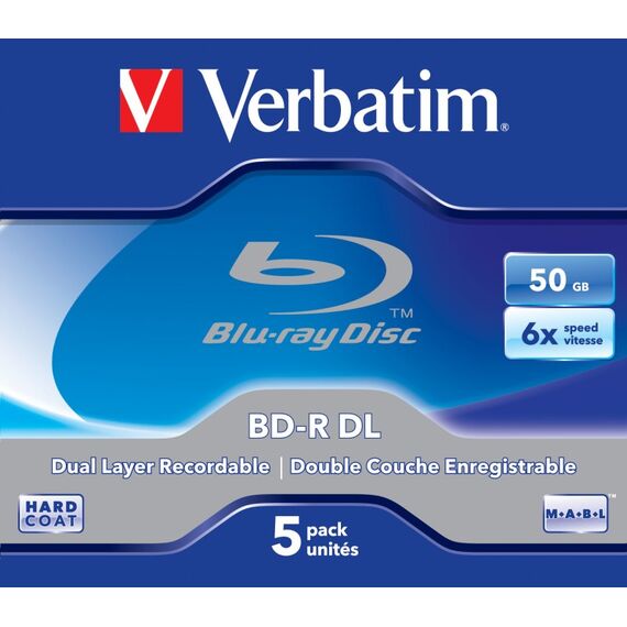 Verbatim 43748 Leere Blu-Ray Disc BD-R 50 GB 5 Stück(e)