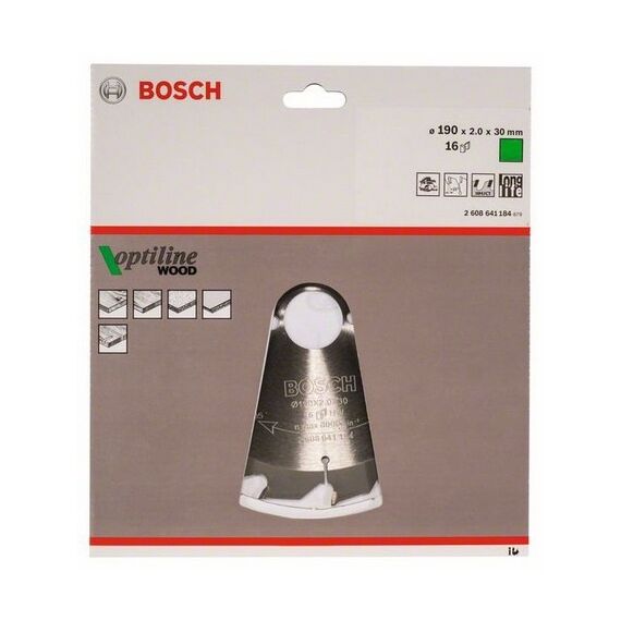Bosch 2 608 641 184 Kreissägeblatt 19 cm 1 Stück(e)