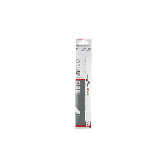 Bosch 2 608 654 981 Sägeblatt für Stichsägen, Laubsägen & elektrische Sägen Säbelsägeblatt Bimetallisch 5 Stück(e)