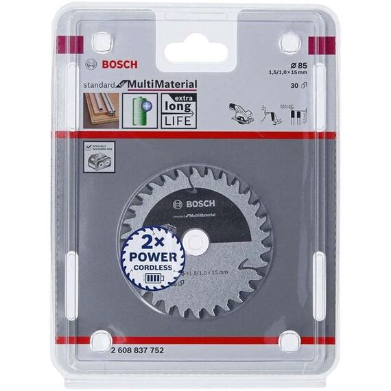 Bosch ‎2608837752 Kreissägeblatt 8,5 cm 1 Stück(e)