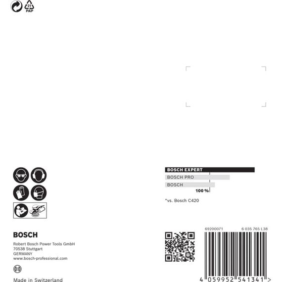 Bosch 2 608 900 809 Rotierendes Schleifwerkzeug Zubehör Holz Sandpapier, 7 image