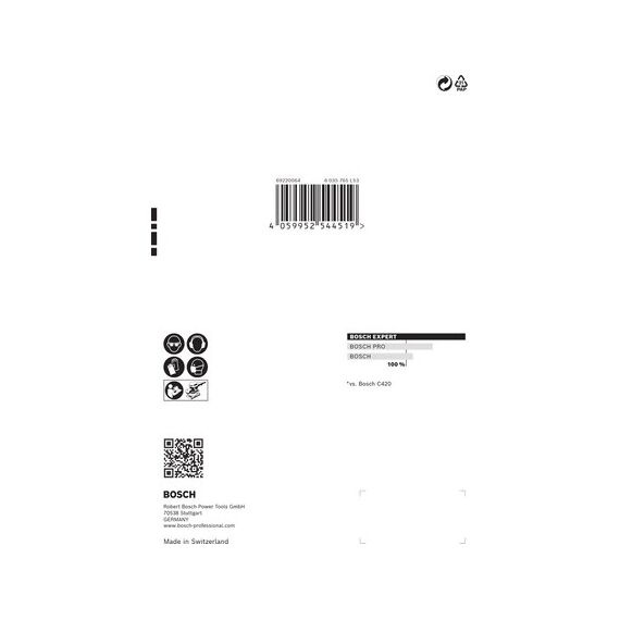 Bosch 2 608 901 113 Rotierendes Schleifwerkzeug Zubehör Holz Sandpapier, 7 image