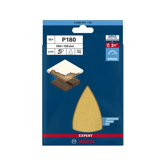 Bosch 2 608 901 118 Rotierendes Schleifwerkzeug Zubehör Holz Sandpapier, 5 image