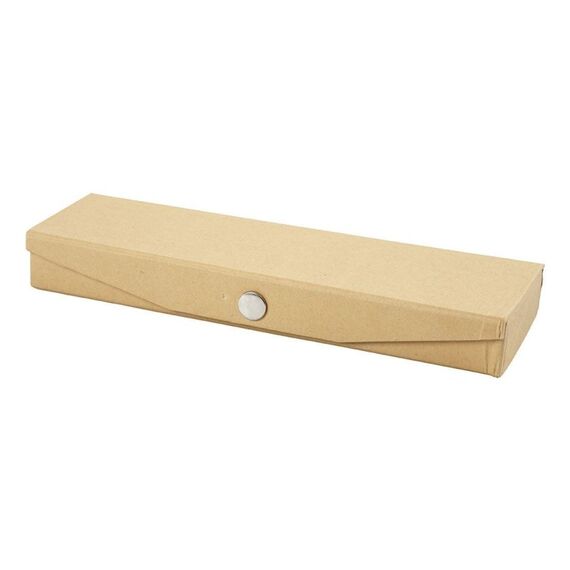 Creativ Company 26499 Etui Hartschalenetui für Stifte Karton Braun