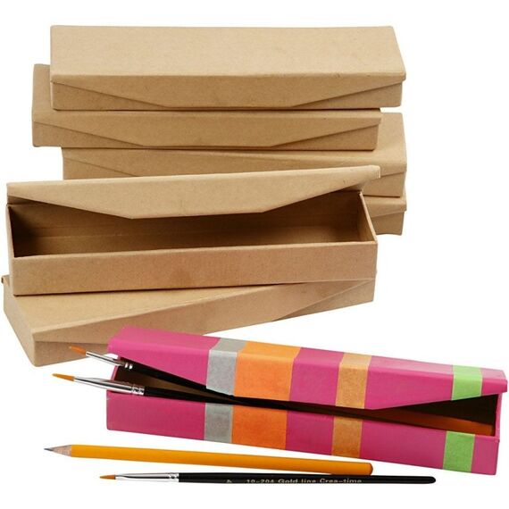 Creativ Company 26499 Etui Hartschalenetui für Stifte Karton Braun, 3 image