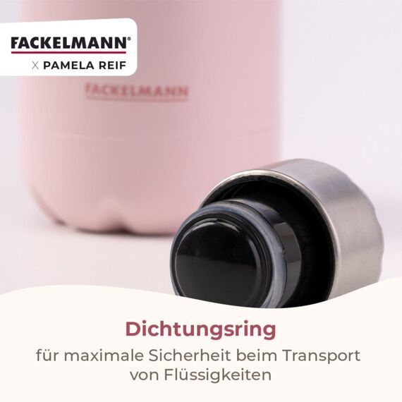 Fackelmann 26553 Thermosflasche 0,5 l Pink, 6 image