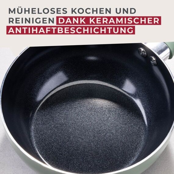Fackelmann 26645 Kochtopf Rund Grün, 4 image