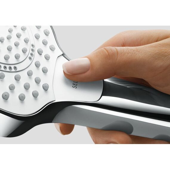 Hansgrohe Croma Select S Handduschbrause mit Kopf Chrom, Weiß, 2 image