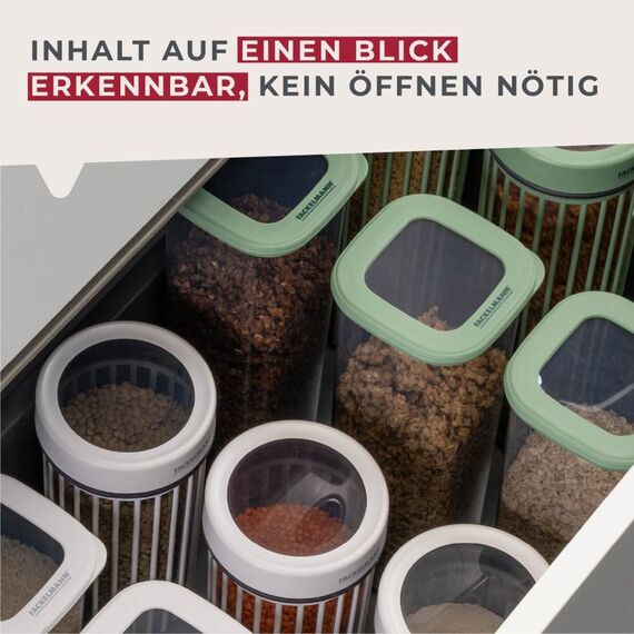 Fackelmann Vorratsdose Be The Move, eckig, grün, 1.75L, 5 image