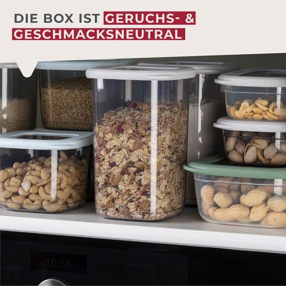 Fackelmann Vorratsdose Be The Move, eckig, beige, 400ml, 6 image