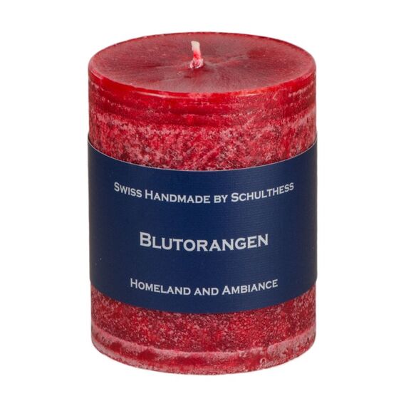 Schulthess Kerzenhandwerk Blutorangen Wachskerze Zylinder Orangenblüte Rot 1 Stück(e)