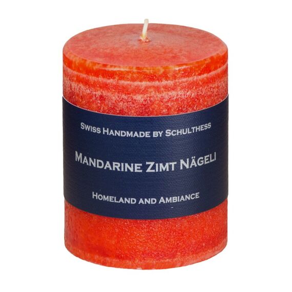 Schulthess Kerzenhandwerk Mandarine Zimt Nägeli Wachskerze Zylinder Zimt, Fruchtig Orange 1 Stück(e)