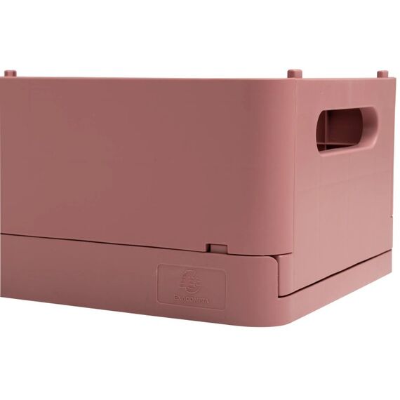 Exacompta 27138D Aufbewahrungsbox Rechteckig Polypropylen (PP) Rose, 10 image