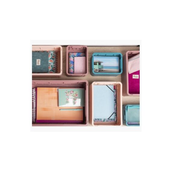 Exacompta The smart case, klappbare maxi-box a4+, skandi, Farbe: Pink, 15 image