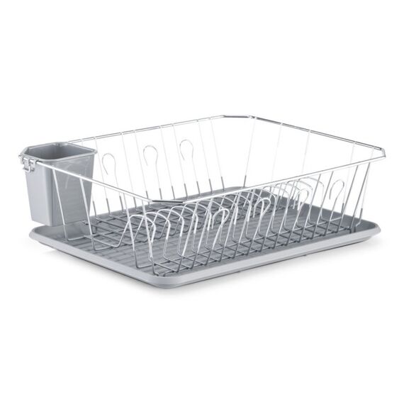 Zeller Present 27268 Küchengeschirr-Organiser/Abtropfer Rack Tisch