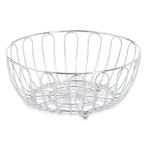 Zeller Present 27452 Servierkorb Rund Metall Silber
