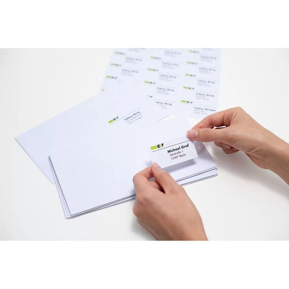 HERMA Etiketten Premium A4 105x74 mm weiß Papier matt 200 St., 3 image