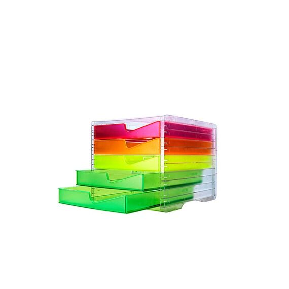 Styro 275-8430.2622 Schreibtischablage Polystyrene Mehrfarbig, Transparent