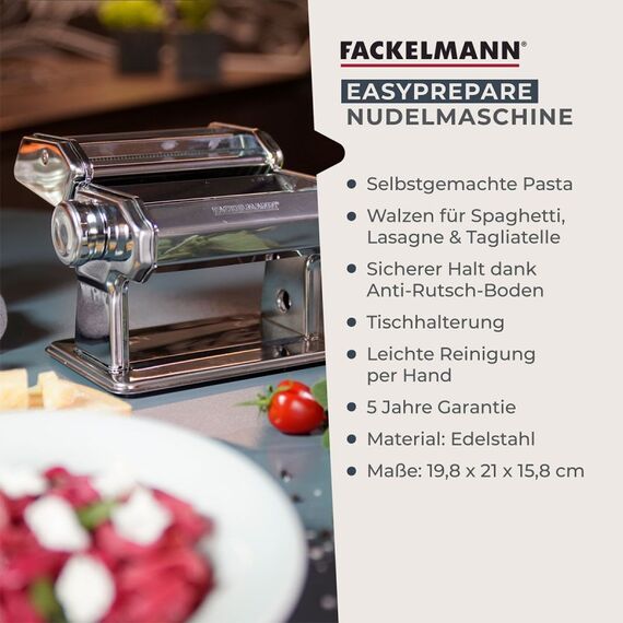 Fackelmann 27916 Nudelmaschine Manuelle Nudelmaschine, 11 image