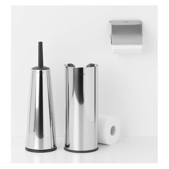 Brabantia Toilettenpapierhalter Steel Edelstahl Rollen-Toilettenpapierspender, 2 image