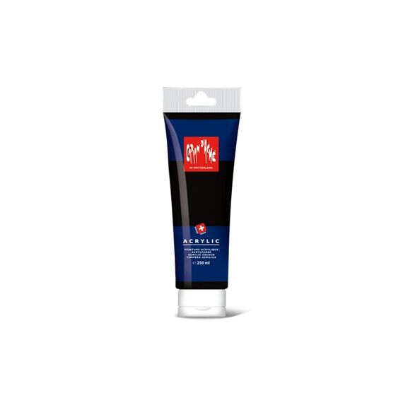 Caran d-Ache Acrylic Acrylfarbe 250 ml Schwarz Tube