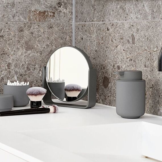 Zone Denmark Ume Make-up-Spiegel Freistehend Rund Grau, 2 image
